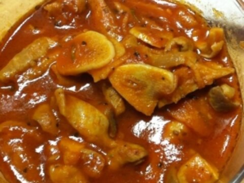 豚モツのトマト煮込み